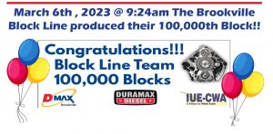 Congratulations!!! Block Line Team 100,000 Blocks